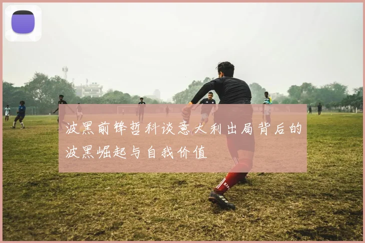 波黑前锋哲科谈意大利出局背后的波黑崛起与自我价值
